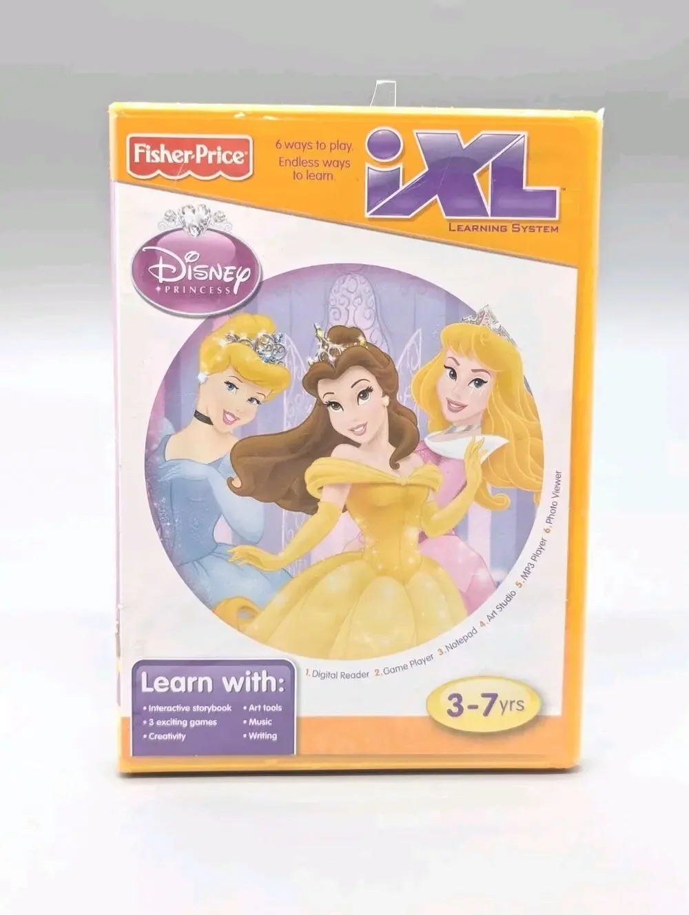 Fisher Price iXL Learning System Disney Princess Video Game Sealed